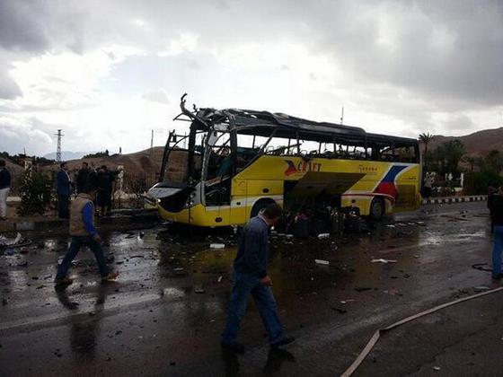 Sinai Bus Bombing Taba Februar 16, 2014 Egypt Israel.jpg